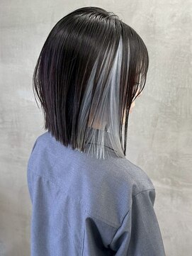 アンバー(UMBER) 京都西院/インナーカラー ブリーチ 髪質改善 ダブルカラー