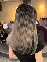 アポロ 横浜駅店(apollo)&nbsp;ブリーチ/ミディアムヘア/デザインカラー/フェイスフレーミング