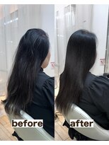 シゲ 自由が丘店(SHIGE) 乾かすだけでまとまる地毛風髪質改善ストレート40代50代縮毛矯正