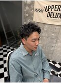 波巻きツイストスパイラルリバースセンターパートニュアンスパR