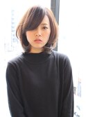 30代40代に人気大人可愛いひし形ミディアム