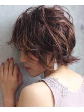 ステイシー(STACY) STACY 無造作カールxくせ毛風x ルーズxボブx 簡単スタイリング