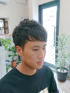 メンズヘアーモネ(men's hair MONE) 爽やか黒髪ショート