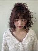くすみピンクパープル