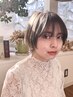 【ショートヘアーに人気】 カット + プレミアムトリートメント　￥6600