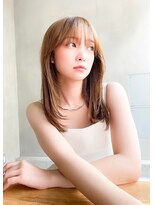 ケイト(kate)&nbsp;[kate] 大宮　シフォンベージュ×大人ロブ