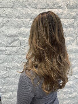 アース 福岡天神赤坂店(HAIR & MAKE EARTH) 白髪ぼかしハイライト/バレイヤージュ