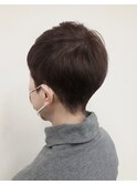 《TOPHAIR 玉島店/ ちゃみ》ショート×アプリコットブラウン