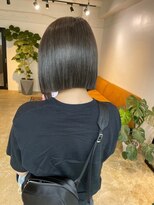 メリー オオサカ(Merly Osaka)&nbsp;肩上切りっぱなし×ダークアッシュ_olive ash_