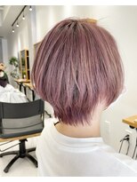 エフ プラス(F+plus)&nbsp;ショートカット/ピンク/ラベンダー/ハイトーン/20代30代40代50代