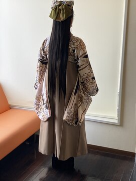 美容室 アミューズ(amuse) サラサラヘアを自慢したくなるようなハーフアップ