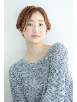 ノノリリ(NONORIRI) ナチュラルモードマロンブラウン秋色愛されマッシュ透明感カラー