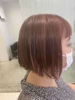 ヘアーアンドアート ルミナ(HAIR&ART LUMINA) 【佐々木】ピンクベージュ
