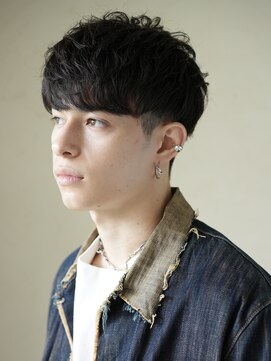 アンフィニー 銀座(ANFINI) 王道メンズマッシュ×ゆるめパーマ