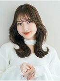 イメチェンヘアスタイル ハッシュカット フルバング 似合わせ