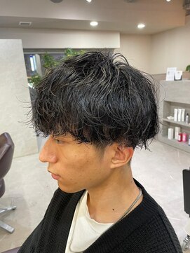 フラッグヘアー 博多駅前店(Flag HAIR) 【メンズ】波まきパーマ ツイストスパイラル