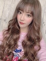 ネクサス 心斎橋(Nexus)&nbsp;シアーカラー セミディ カール 姫カット エクステ Nexus心斎橋