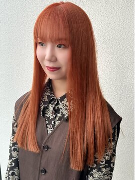 ムーブヘアウィル(MOVE HAIR will) ハイトーンオレンジカラー