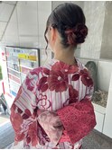おまかせヘアアレンジ＆浴衣着付け