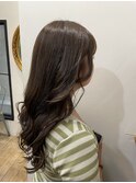 オリーブベージュ×ロング
