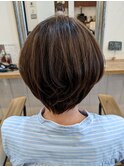 40代、50代、60代シニア世代のハイライトとグレーカラー