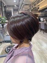 パーチェヘアー(pace hair)&nbsp;ショートボブ＃30代40代50代＃白髪カラー＃白髪ぼかし