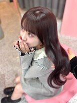 ボタン シブヤ(VOTAN SHIBUYA)&nbsp;ピンク/レイヤー/カラー/カット/韓国/渋谷