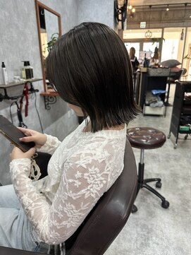 シールドヘアー 沖縄 新都心(C'LD Hair) 那覇/新都心/おもろまち/ショート/切りっぱなしボブ/ボブ