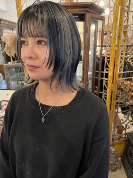 ガレージ(GARAGE) ローライト マッシュウルフ パネルカラー アンブレラカラー