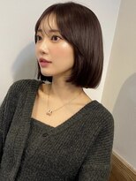 パルス ヨコハマ(PULSE yokohama) ミディアムレイヤーカット内巻き顔まわりレイヤーカット