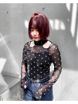 ヴァーディ オモテサンドウ(Vardy omotesando) red/赤髪 ワインレッド