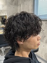 ビカムメンズヘアー 栄店(become men's hair)&nbsp;名古屋波巻きパーマ/名古屋波巻きウルフ