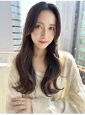 ◯20代30代◯前髪なしレイヤーセンター分けフェミニンロング