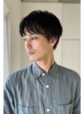 ナチュラルショートメンズパーマ