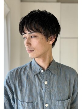 ムーン バイ ケンジ(moon by KENJE) ナチュラルショートメンズパーマ