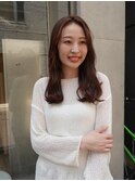【竹之内蔵人】シアー質感のナチュラルミディ