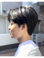 ラレイ ハラジュク(Lalei harajuku)&nbsp;【白石】メンズヘアセンターパート韓国ヘア学割10代20代U24