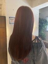 エイム ヘア リアム 調布店(eim hair liam)&nbsp;ブリーチなしピンクレッド