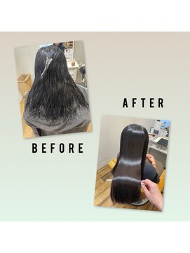 エマヘアープラス(Emma hair plus) 髪質改善縮毛矯正　柔らかさ×美髪ストレート