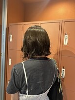 エイチ 天神橋(H)&nbsp;マッシュショートハイライトハンサムショートヘアカラーパーマ