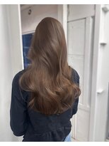 エル バイ ホーム(L by HOME)&nbsp;ブリーチなし モカベージュ レイヤーカット ウエディングカラー