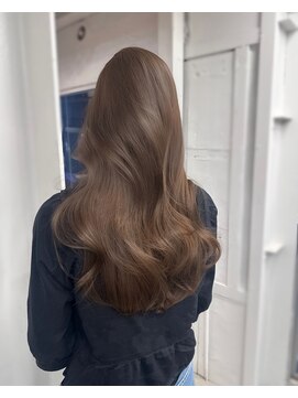 エル バイ ホーム(L by HOME) ブリーチなし モカベージュ レイヤーカット ウエディングカラー