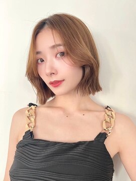 サンドレオ 新宿店(sand Leo) グランマッシュ/オリーブグレー/ショート/ヘイリーボブ/前髪