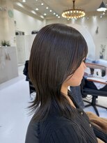 ラ ポルト ドゥ サワ(La Porte de SAWA)&nbsp;長野市美容室/赤み消し◎オリーブベージュ×美髪髪質改善カラー