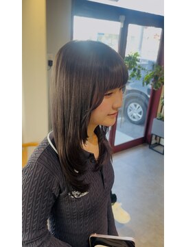 レイヤーカット/ダークグレー