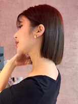 ロンドヴァリー 渋谷店(Lond vallee)&nbsp;ぷつっと切りっぱなしボブと地毛風ストレート