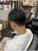 MEN’S HAIR/サーフカール/刈り上げセンターパート/印西