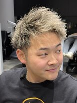 ドゥーエン 上本町店(DoEN) メンズカット×ツイストパーマ×メッシュ