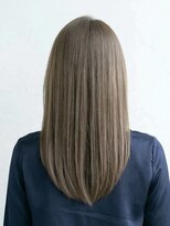 と和×美髪クリニック 巣鴨店 30代大人ワンレン×プラチナアッシュ【清潔感・悩み対応】