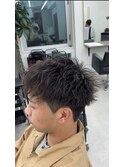 ダウンバングショート ツイストスパイラルパーマ
